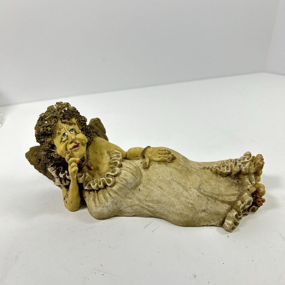 Vintage 1998 RAZ Guardian Grannies Thelma Angel Figurine Doug Harris 16228